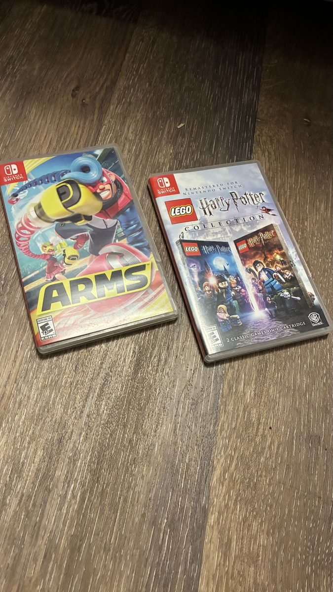 ARMS and Lego Harry Potter Switch Games
