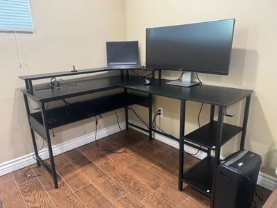 L Shaped 59.4" computer Desk