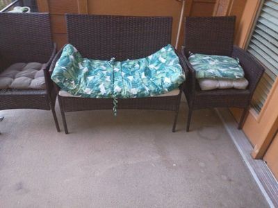 Wicker Patio Chairs - Outdoor Woven Furniture Set