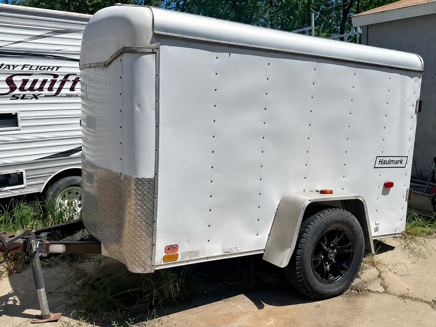 5x8 Trailer New Hubs Wheels Tires