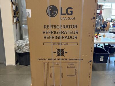 LG LTCS20020S 30in Top Freezer Refrigerator with 20.2 Cu. Ft. Total Capacity, Stainless Steel, Brand New!