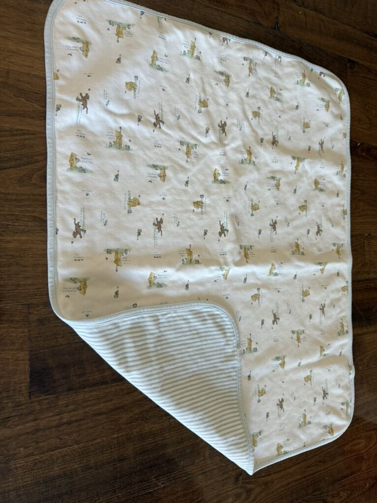 Vintage Winnie The Pooh Baby Disney Blanket