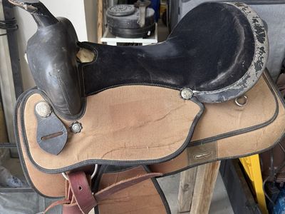 Horse tack, saddle, bridle, chest collar, saddle pad etc