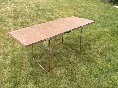 Folding Table, All Steel, Very Clean