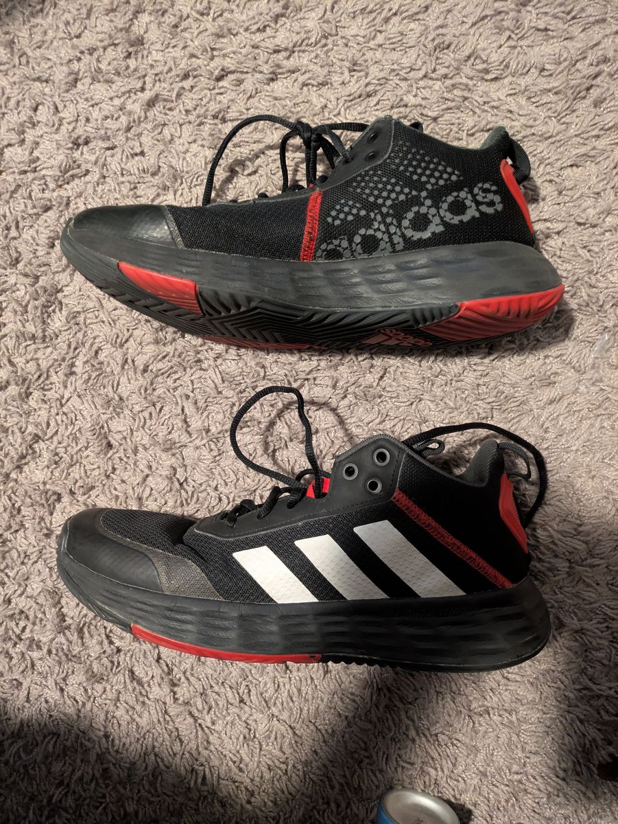 Adidas Duramo SL Black & Red Athletic Shoes Men's Size [Need Size]