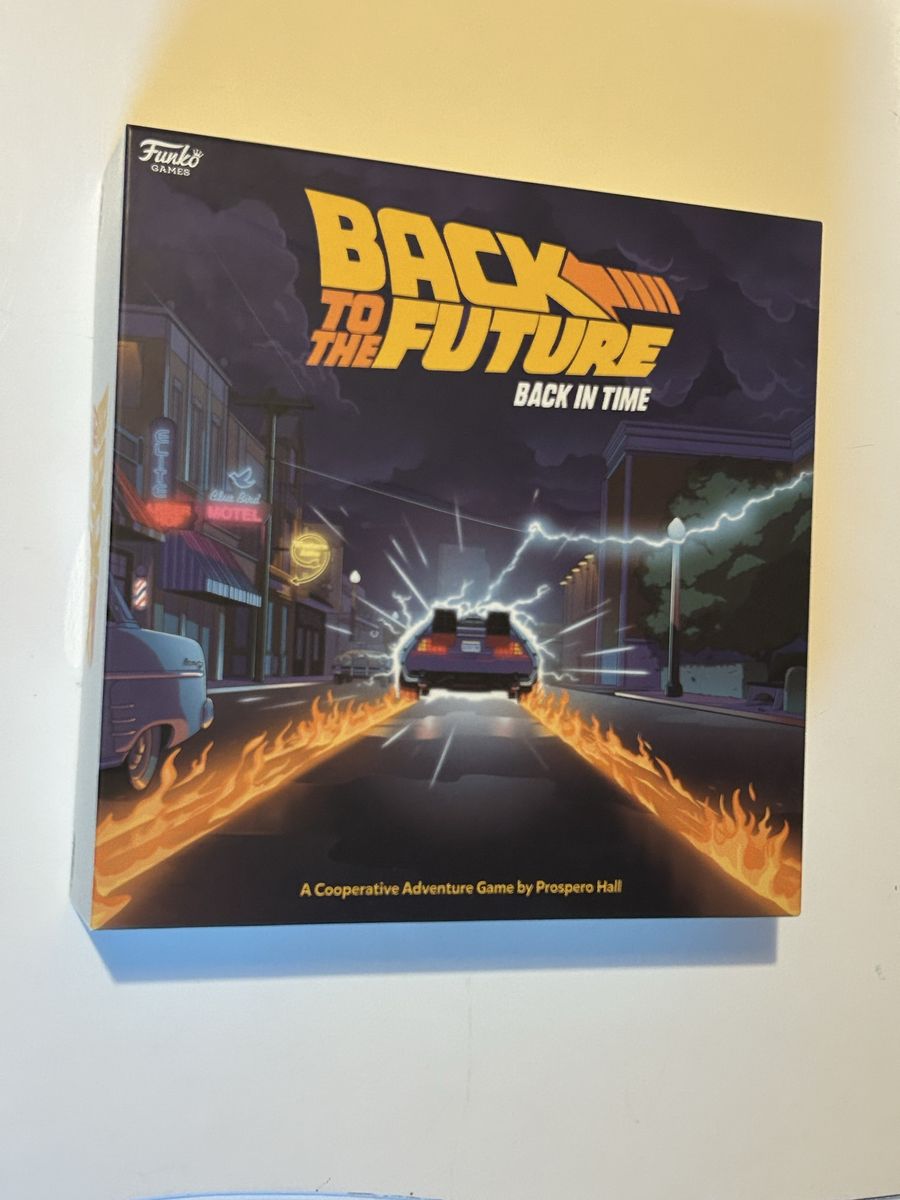 NEW! Funko Games Back to the Future: Back in Time Cooperative Adventure Board Game Age 10+