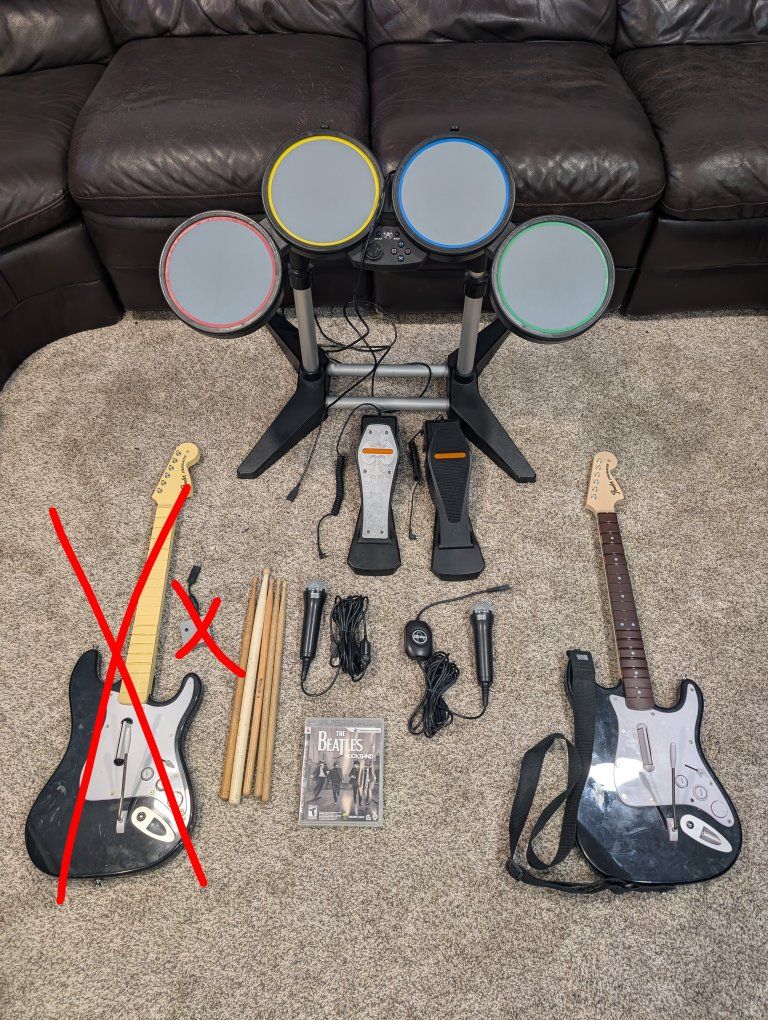 Rock Band PlayStation Instruments