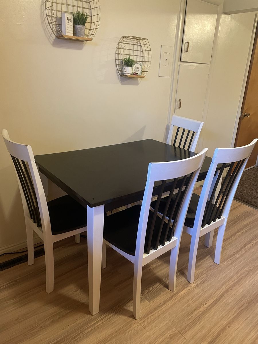 Table and chairs