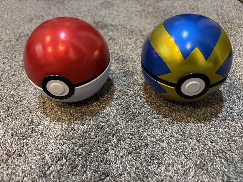 Pokemon Pokeball Metal Containers