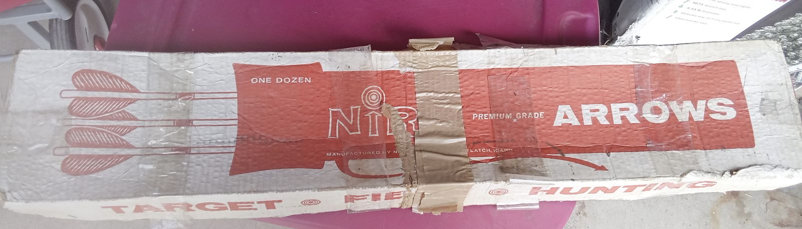 Vintage Nirk Premium Grade Hunting & Target Field Arrows - 1 Dozen