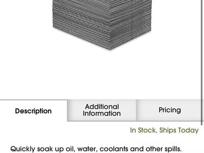 Absorbent xl pads- could be used for pets or anything in the home or shop