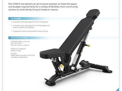 TRUE SF 1000 Commercial Bench