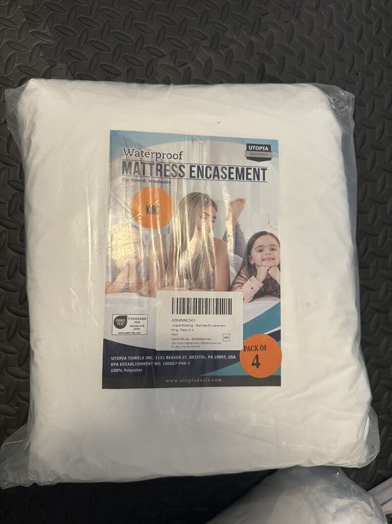 King Mattress Protector 4 Pack