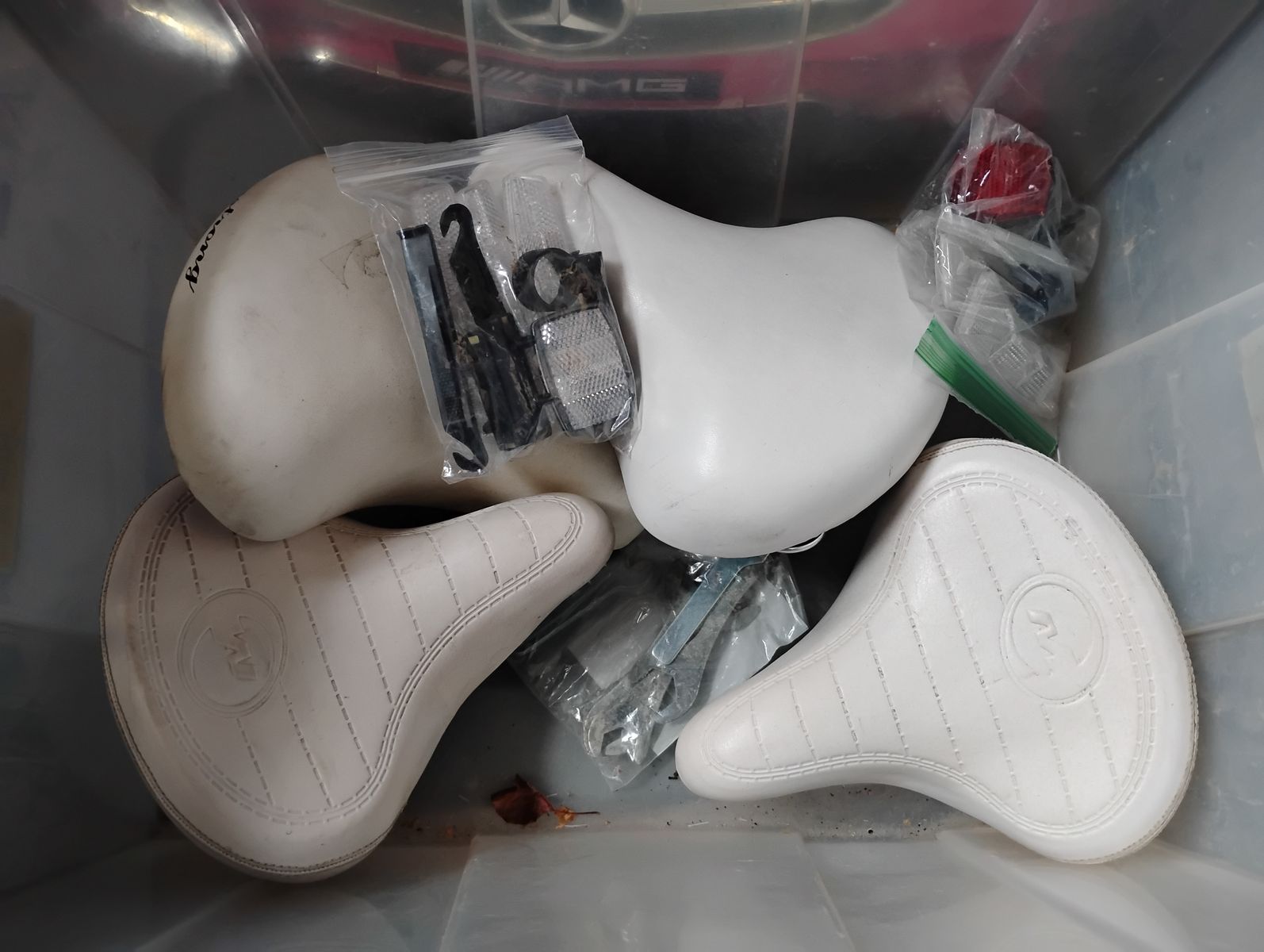 Used bicycle seats and parts only $20 for everything