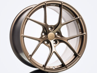 TITAN 7 T-S5 Techna Bronze 18x8.5 +44 offset 5x114.3 TS501885044511473TB Subaru WRX STi