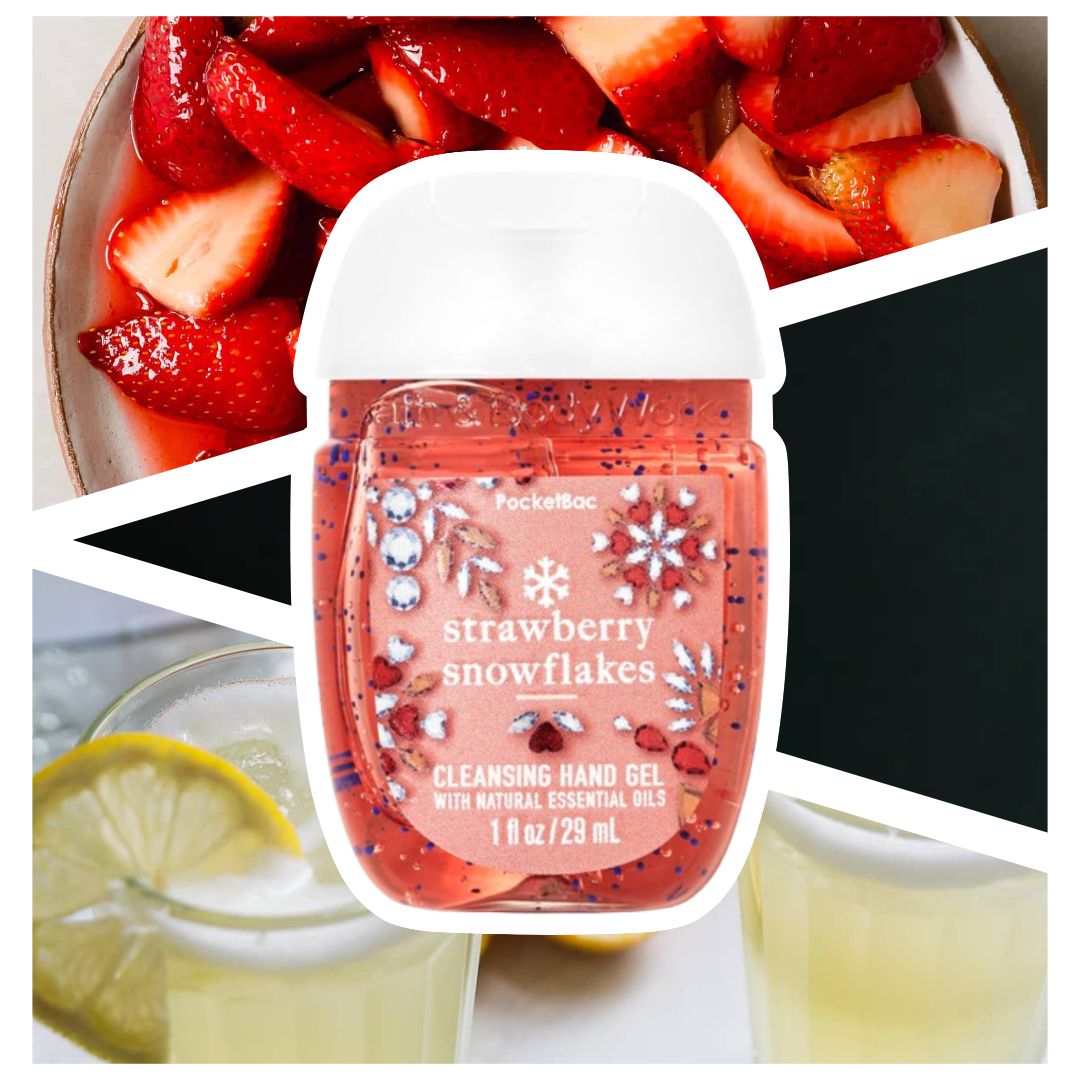 BATH & BODY WORKS -- STRAWBERRY SNOWFLAKES