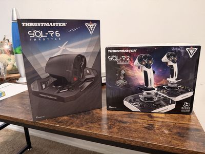 Thrustmaster SOL-R6 Throttle & SOL-P2 HOSAS Space Sim Duo for PC (Windows 10/11)