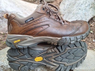 Vasque Mantra Brown Leather Hiking Shoes Sz 8.5