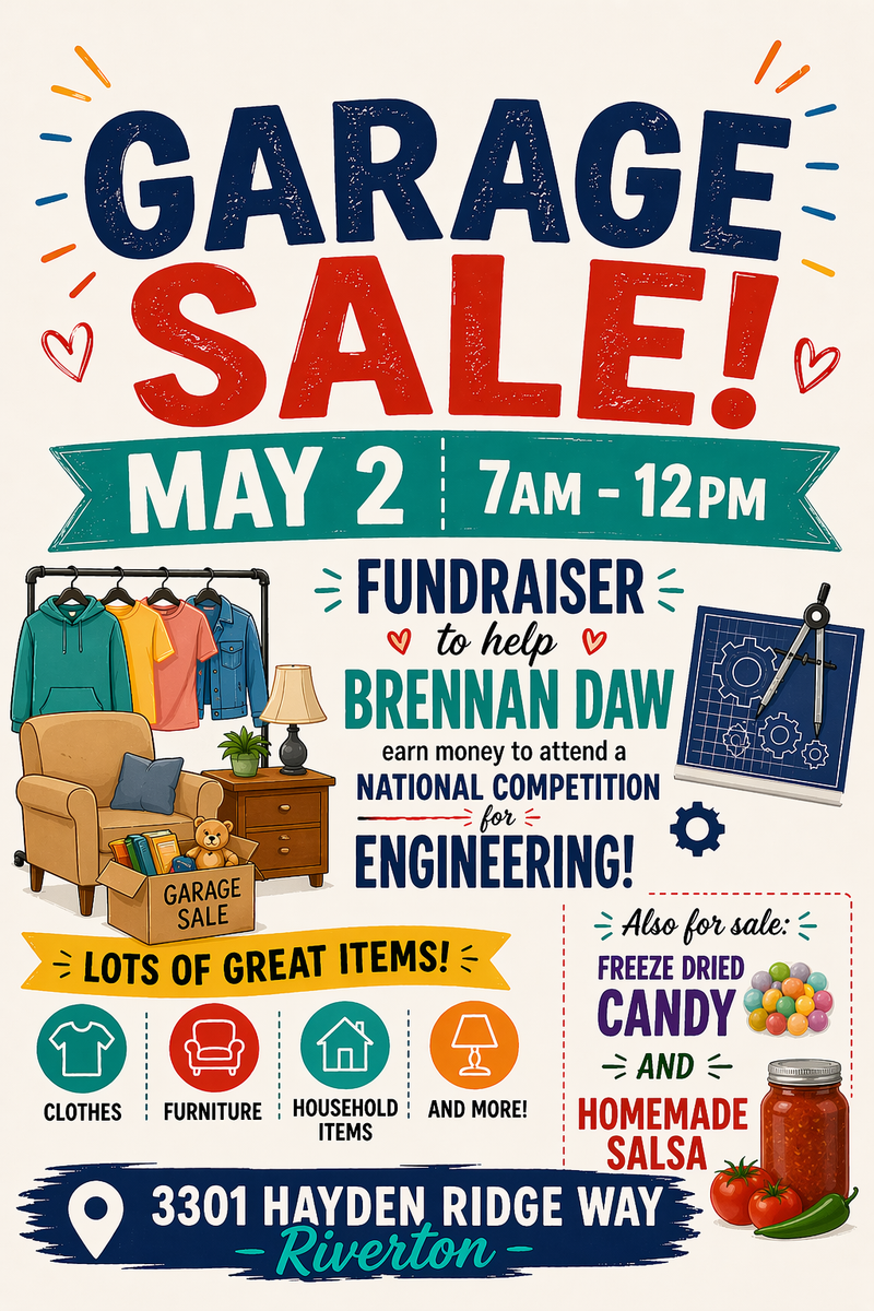 Fundraising Garage Sale (Hablo Espanol)