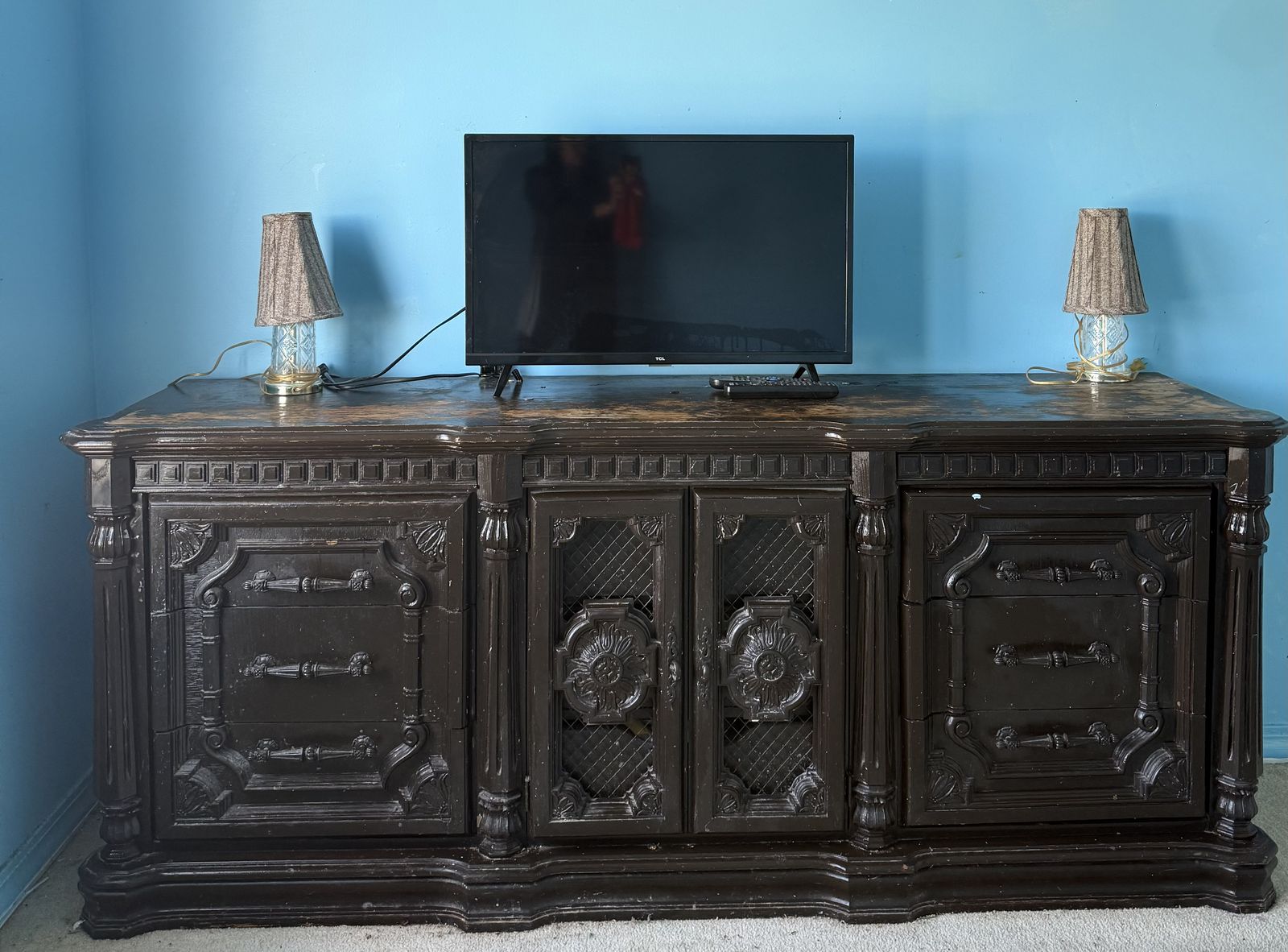 Antique  side board and buffet