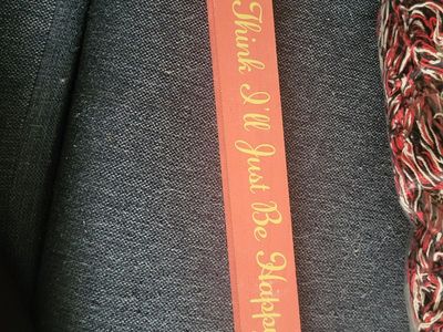 Wood Sign I think I'll just be happy today.