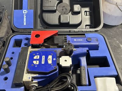 (USED) Unibor E5000 AUTO Magnetic Drill Press Automatic Electric 13mm Chuck 2MT