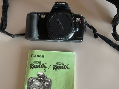 Canon Eos Reble X S Film Camera with Extra Lens & More