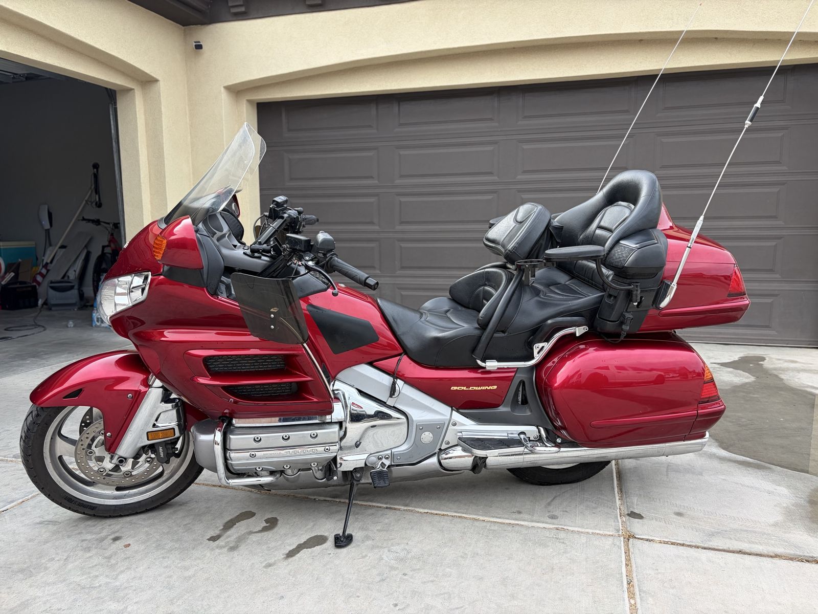 Honda Goldwing Touring Motorcycle - Red