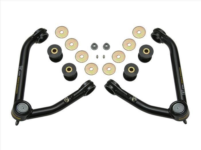 ICON Vehicle Dynamics Tubular Upper Control Arm Kit w/Delta Joint for 2007-2016 GMC Seirra Chevy Silverado 1500 Icon 78600DJ