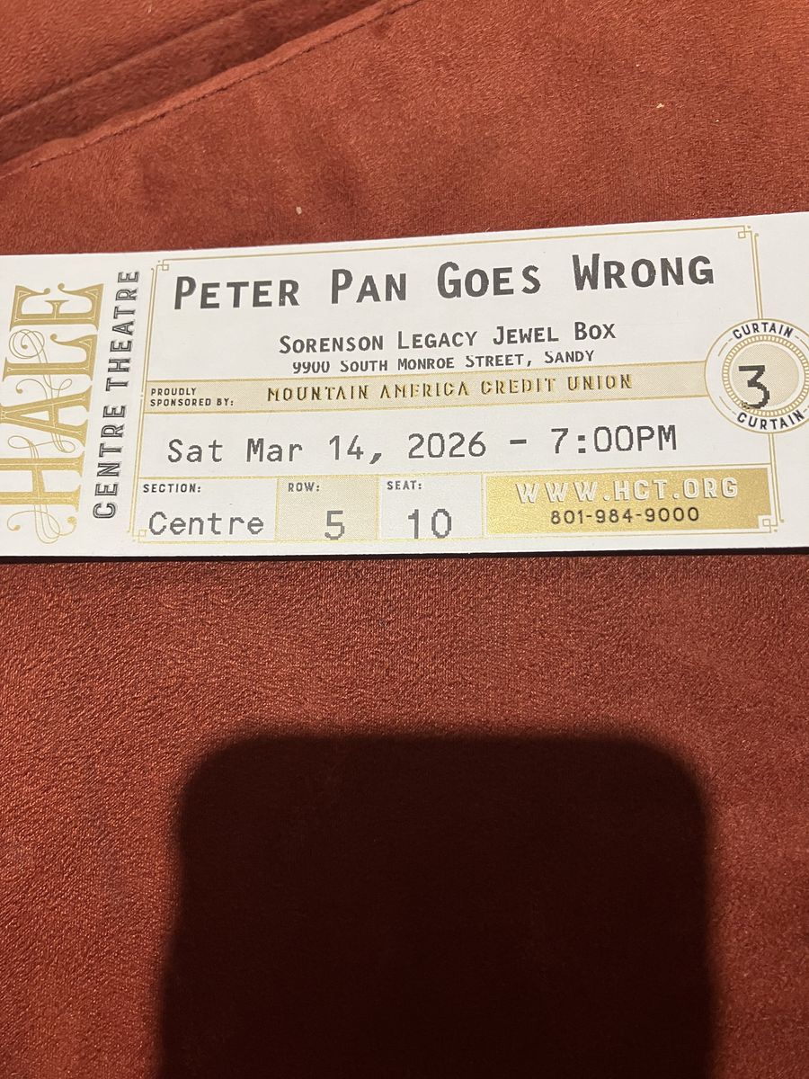 Tickets Peter Pan Gone Wrong Hale Theater