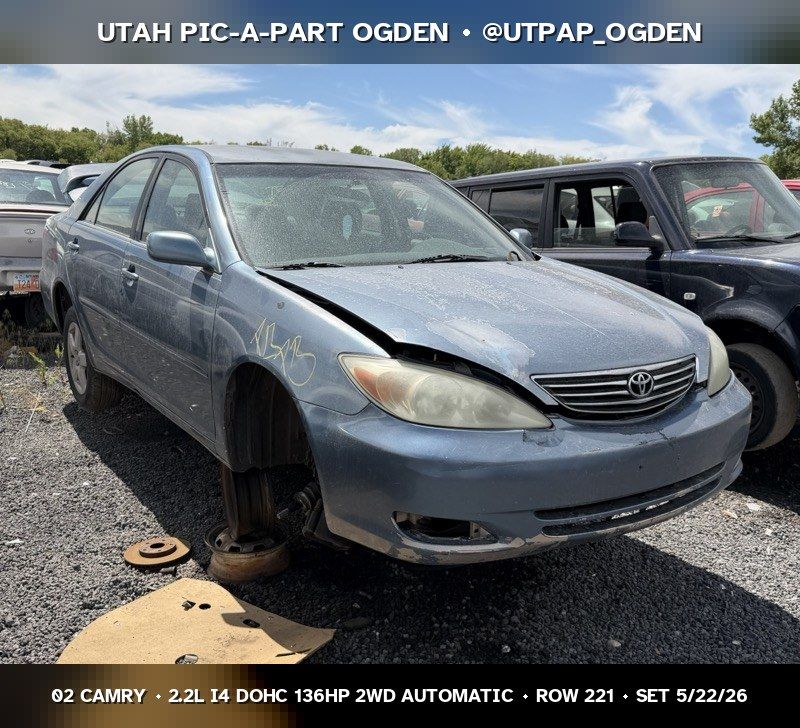 2002 Toyota Camry Parts - UTPAP Ogden