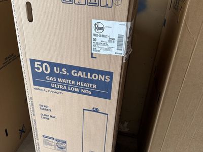 50 gallon Rheem Pro grade heater NG