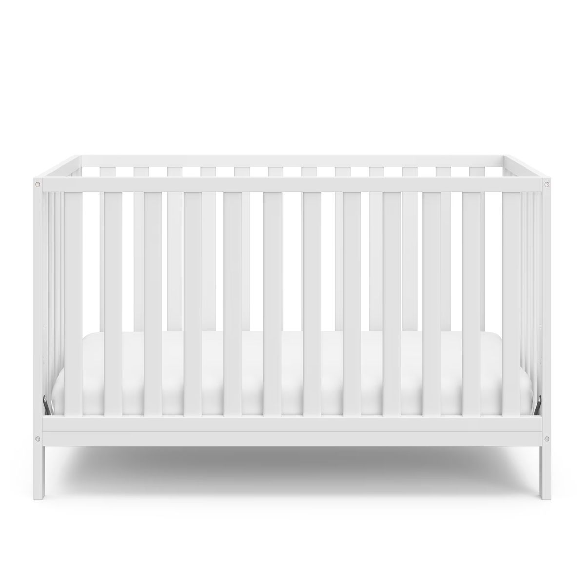 Storkcraft Sunset 4-in-1 Convertible Baby Crib, White
