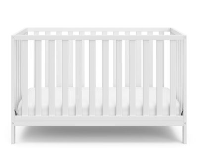 Storkcraft Sunset 4-in-1 Convertible Baby Crib, White