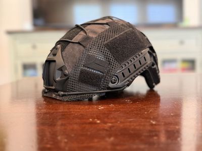 Black Airsoft FAST Helmet