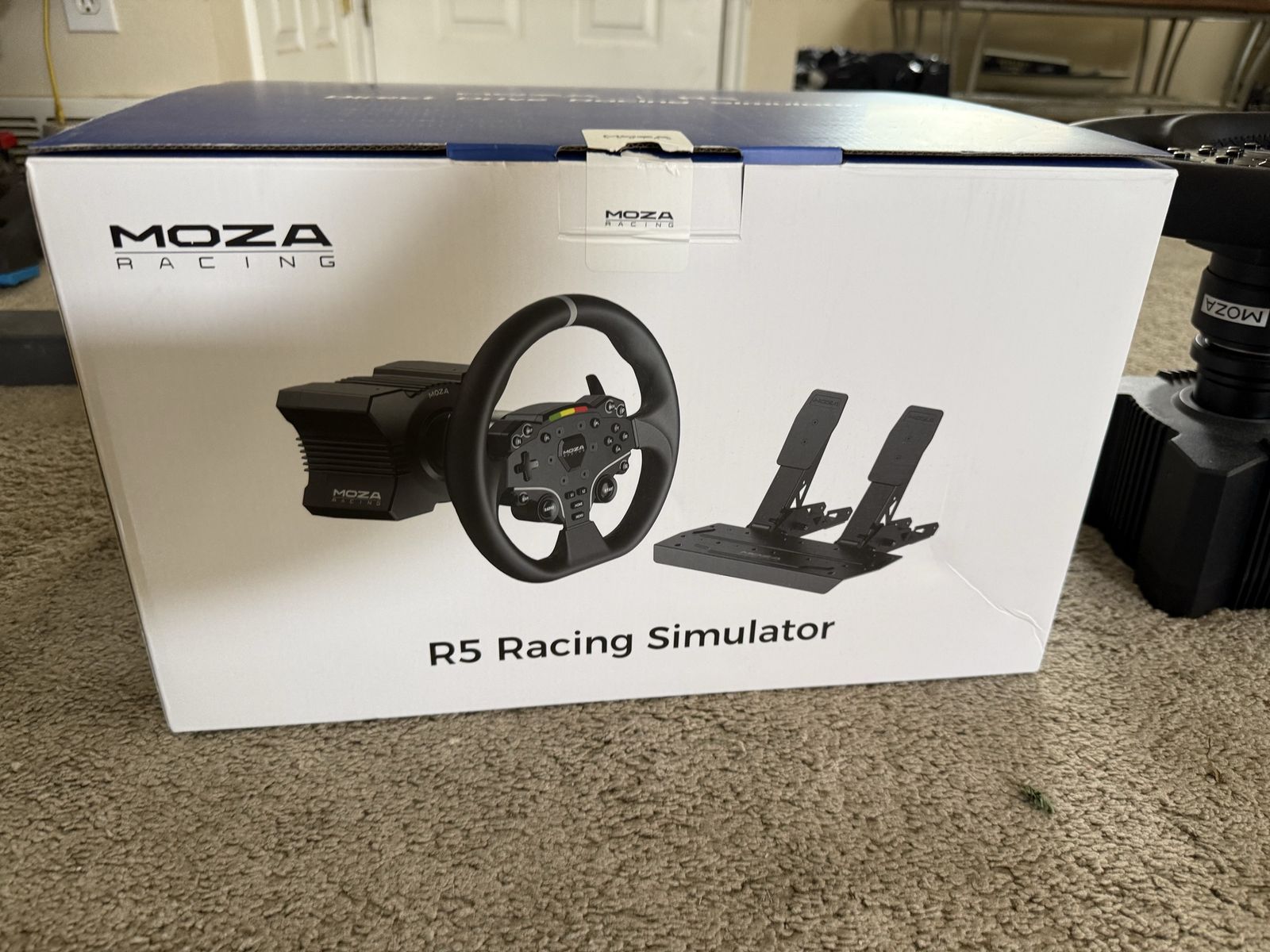 Moza R5 PC Racing Simulator Bundle with Wheel and Pedals