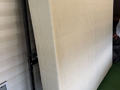 Queen Size Box Spring and Metal Bed Frame - Taylorsville Pickup