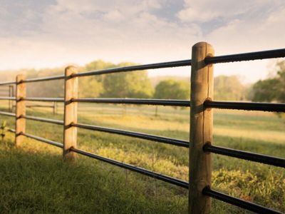 65 Steel Fence Rails – 16’ Ponderosa / Pipe Fence