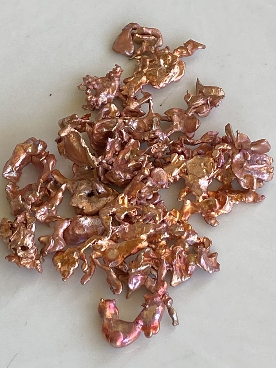 5 Oz Copper .999 Water Casting