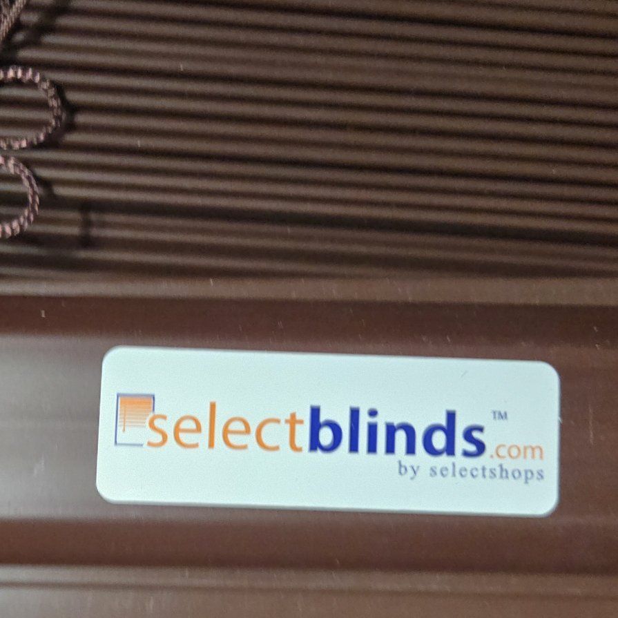 new set of 2" slot blinds 27"x72