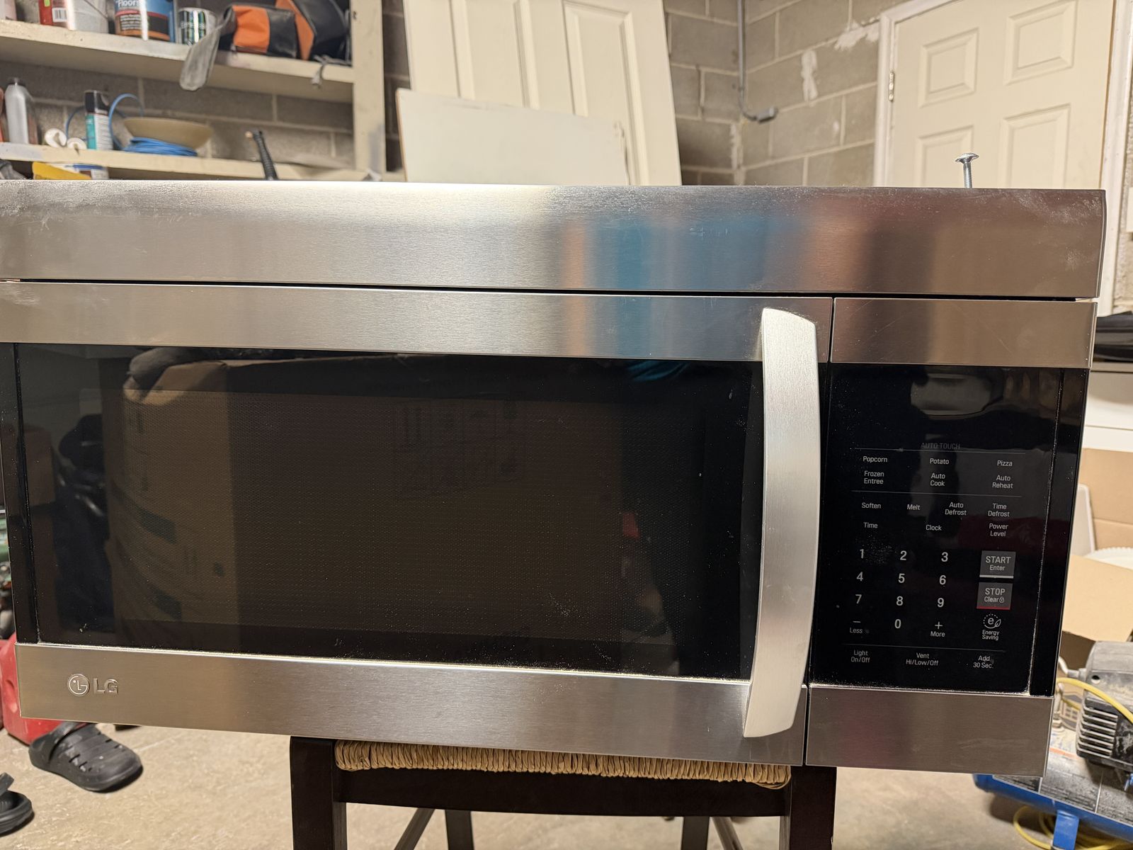 LG stainless Steel Mocorwave Over-the-range