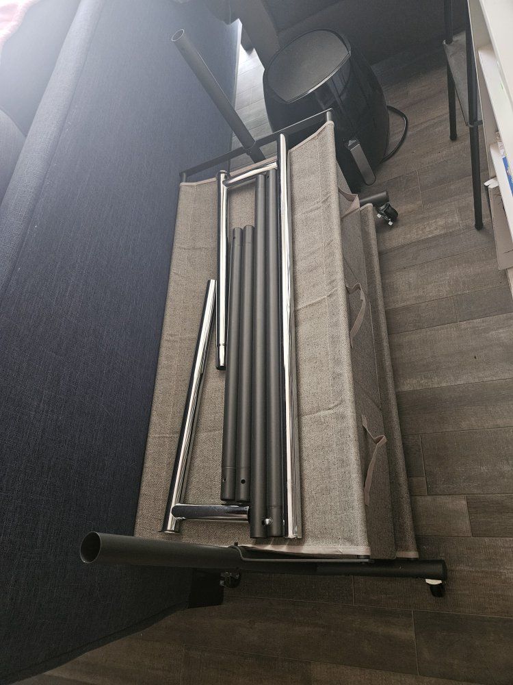 Rolling Garment Rack w/ 3 Drawers OBO