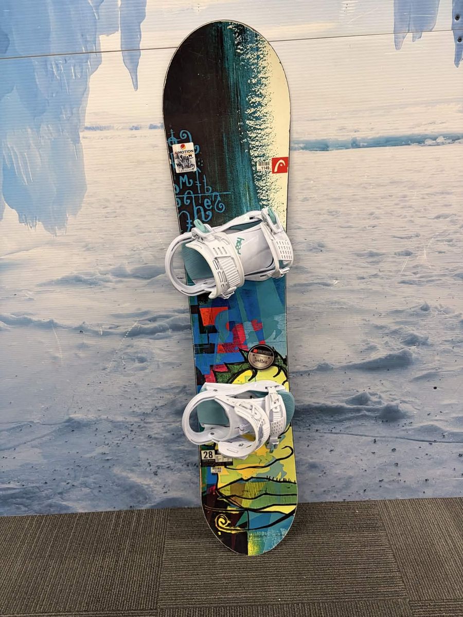 Head Jr. Justink 128cm Snowboard W/ S Binding - Used (2013)