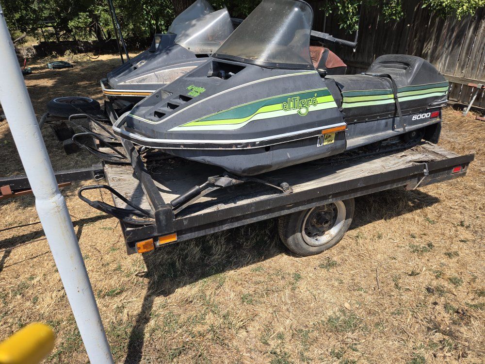 Snowmobile or utility trailer