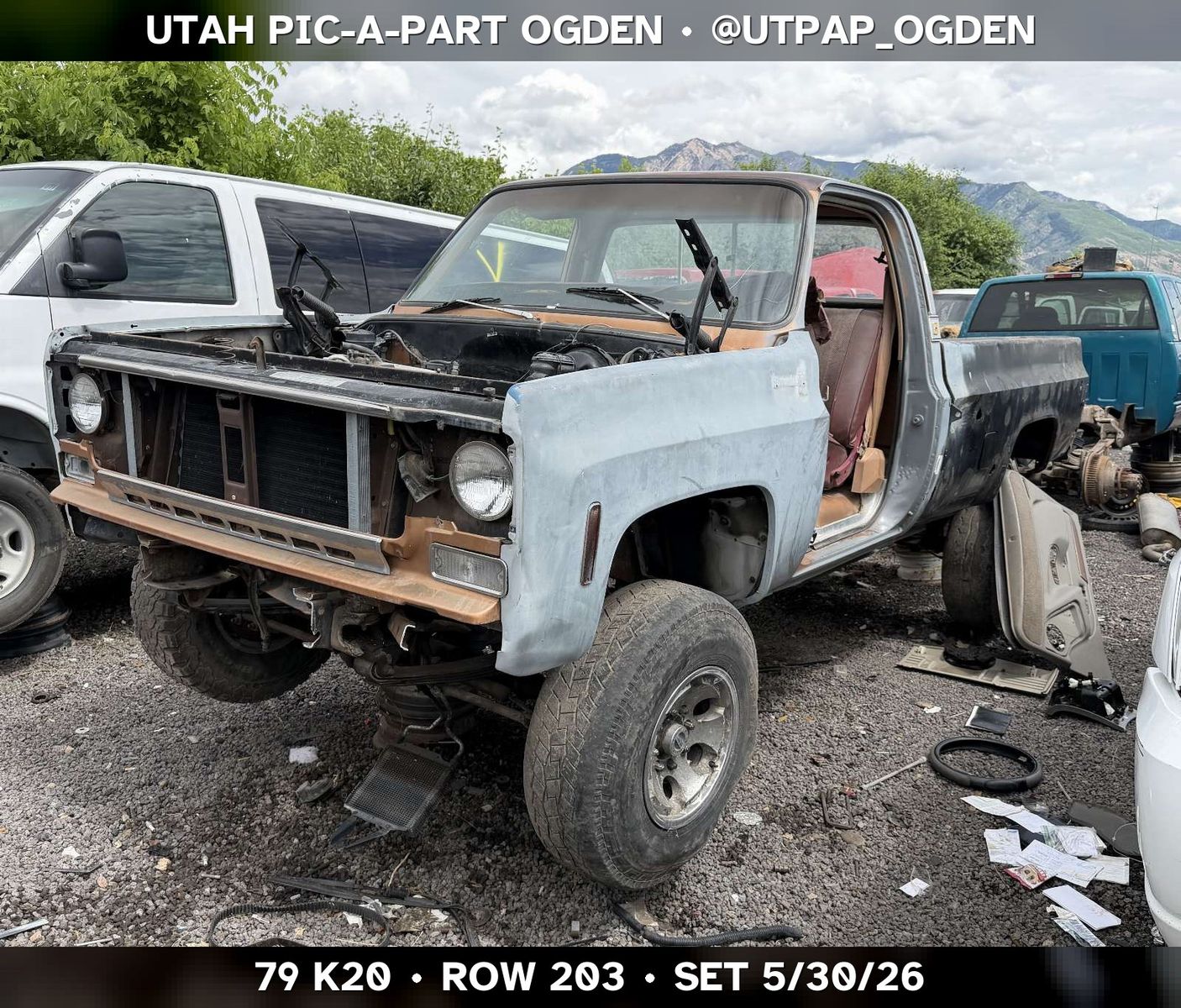 1979 Chevrolet K20 Parts - UTPAP Ogden