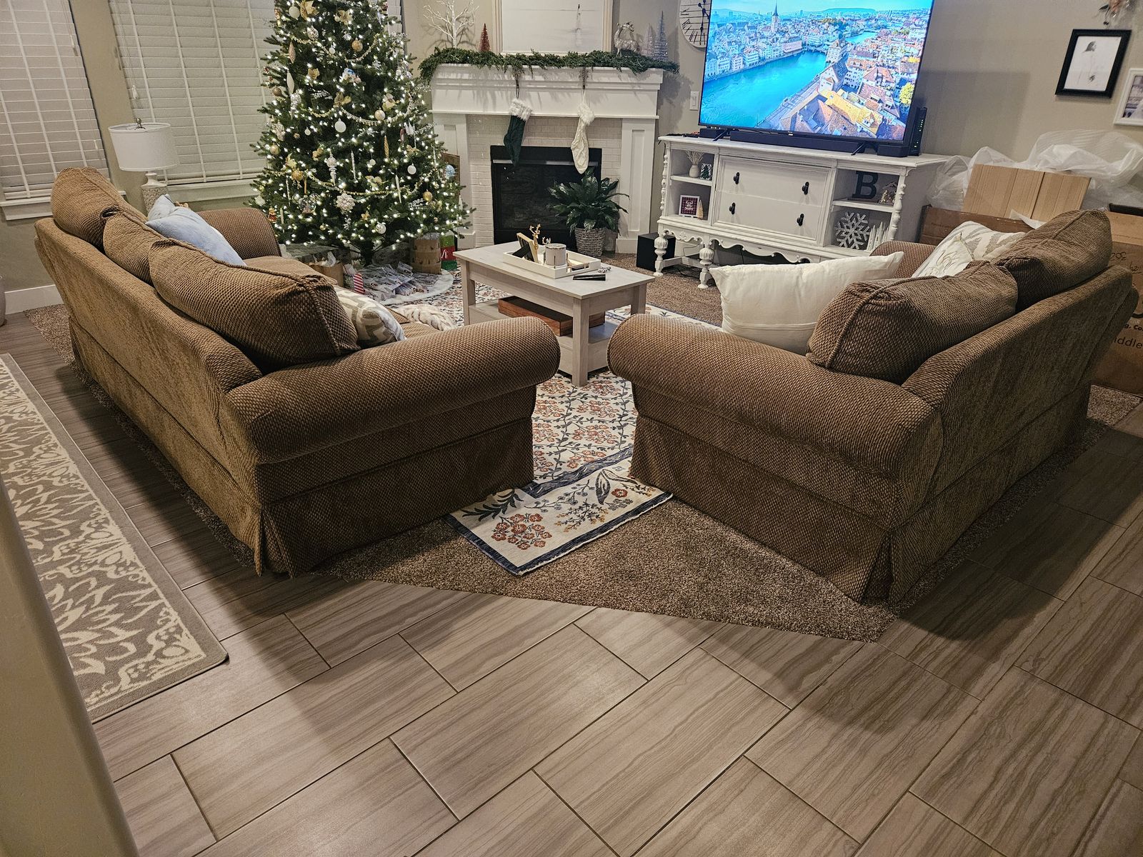 3-Piece Living Room Set (Sofa, Loveseat, Chair) - $300 OBO