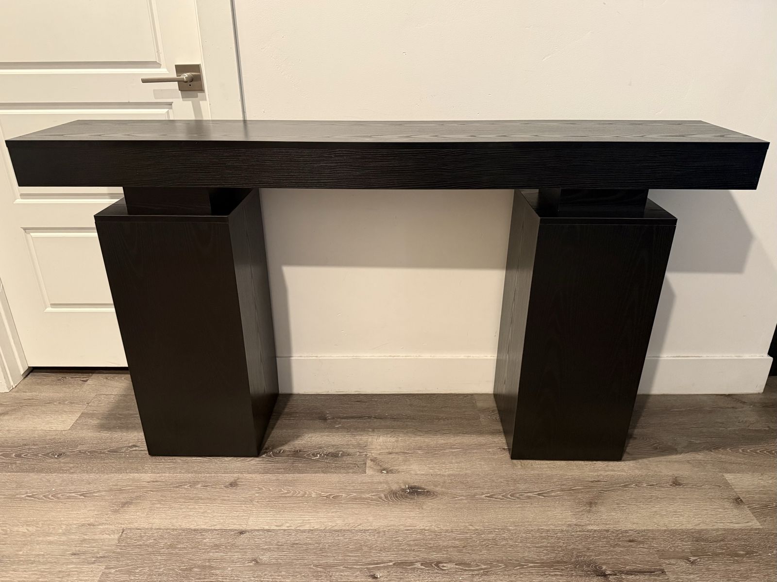 Brand New Modern Black Long Console Table