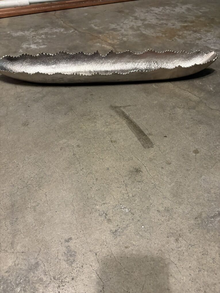 Silver decorative dish