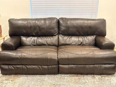 Reclining leather Sofa