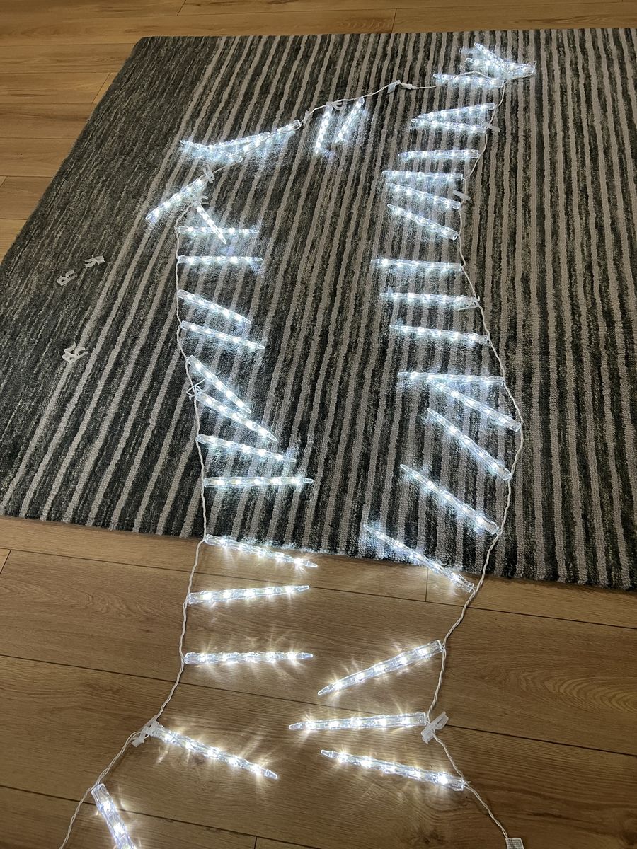 LED Outdoor Light Icicle String Lights